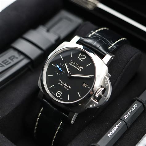 black panerai luminor|panerai luminor marina 42mm.